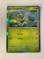 Pokemon Sprigatito 013/198 Holo Scralet & Violet EN