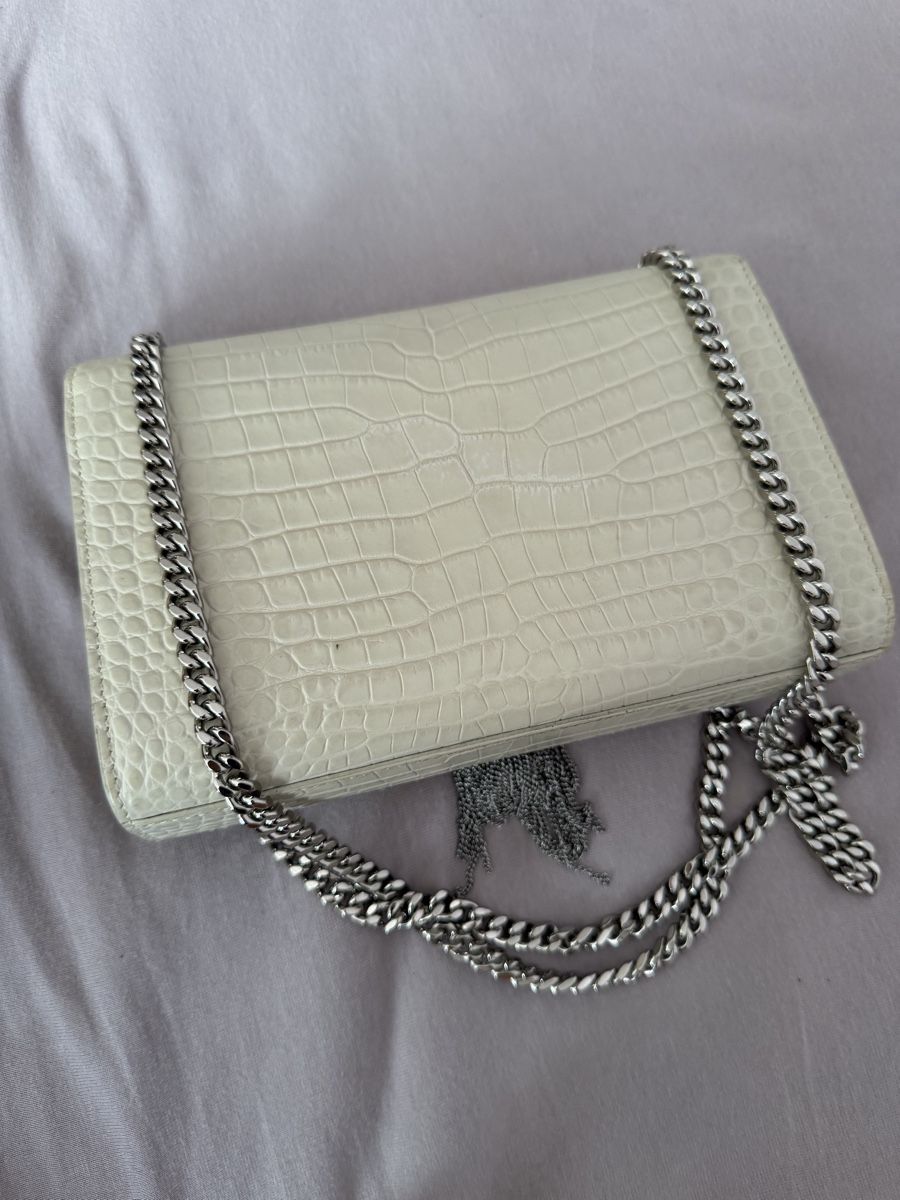 Saint Laurent Borse da donna: Saint Laurent Tasel bag  Kroko – Usato da Läufelfingen venduto da kiaverann 2