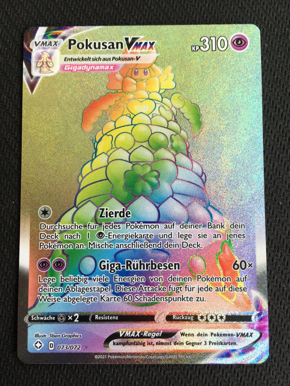 Pokémon Cartes à collectionner: Pokusan Vmax - Shining Fates - 73/72 -DE- – Neuf (Voir description) à St.Gallen par Punktchen01
