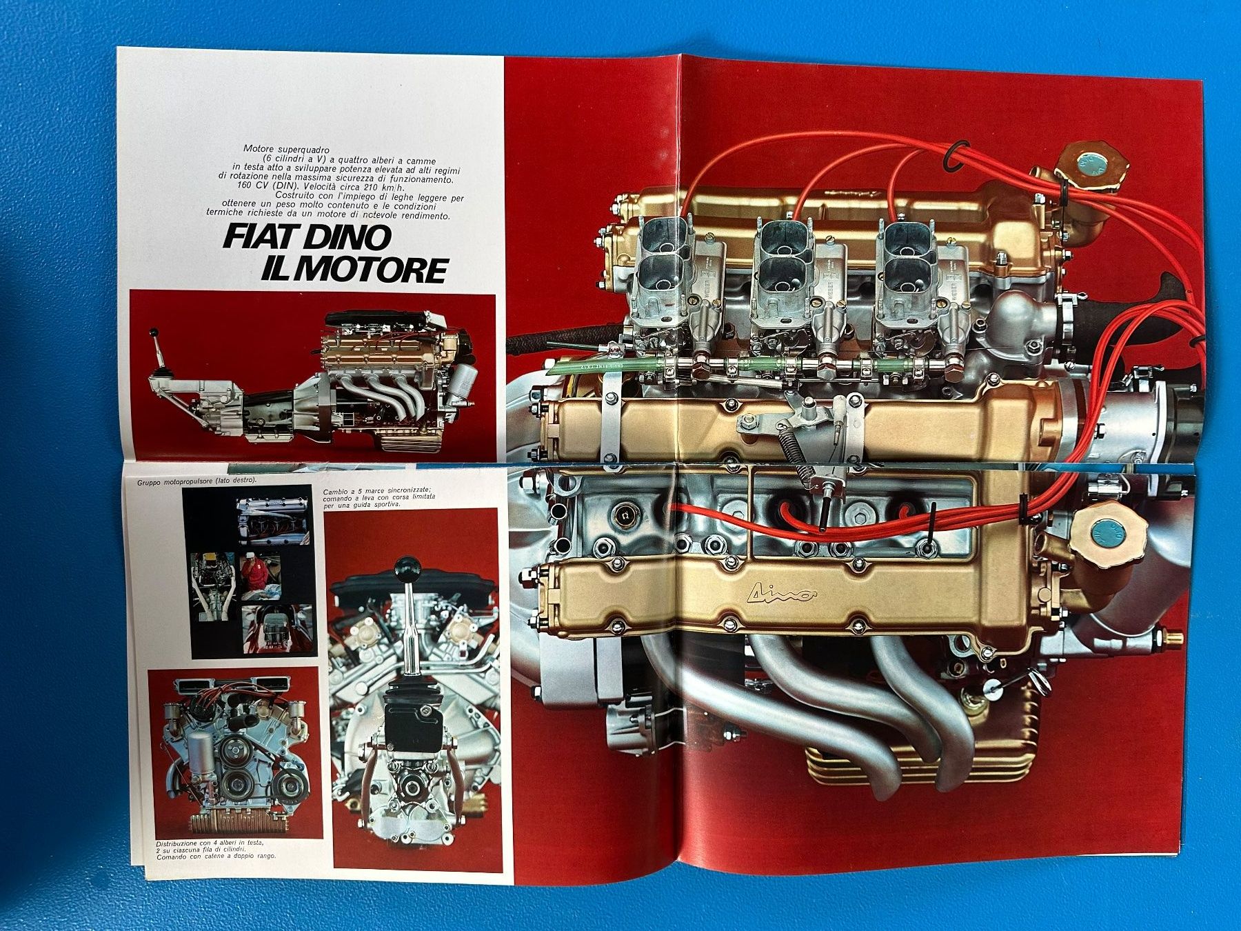 Fiat Documenti: Fiat Dino Spider , Orginal Prospekt – Usato da Boswil venduto da pavo1 1