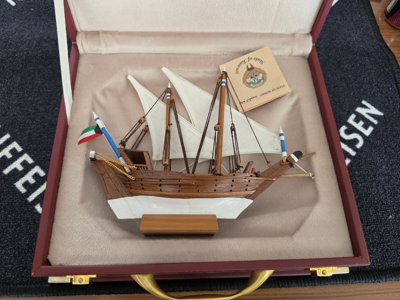 Kit di modellismo & Modellini statici: Modellschiff Dhow Kuwait mit Koffer guter Zustand – Usato da Mettlen venduto da elios0888 3