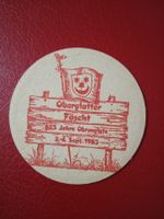 Bierdeckel Oberglatt 825 Jahre Fest 1983 (BDR3)