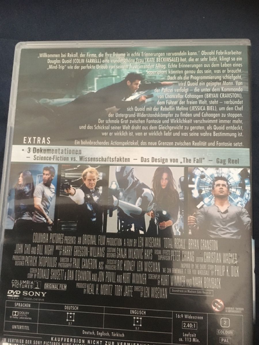 Alle DVDs: Total Recall dvd – Gebraucht aus Seengen von Predator86 1