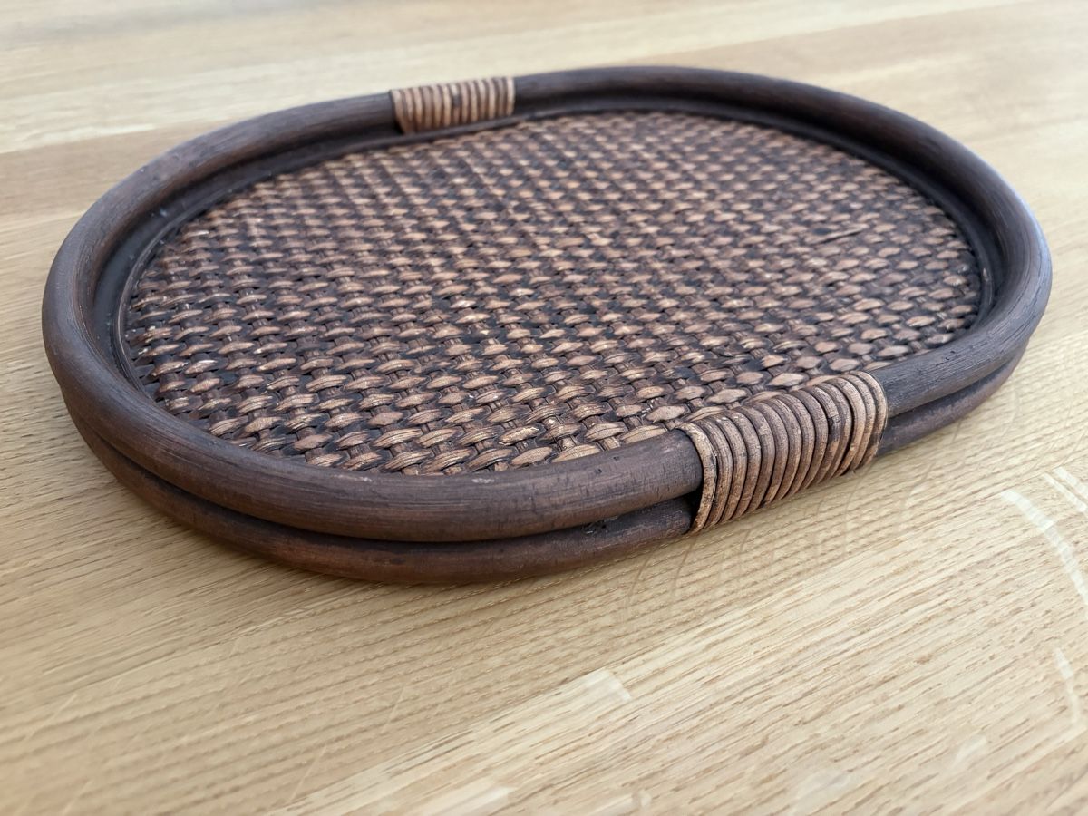 H&M Servierplatten: H&M Home Vintage Design Tablett Rattan – Neu (gemäss Beschreibung) aus Zürich von giuliak 1