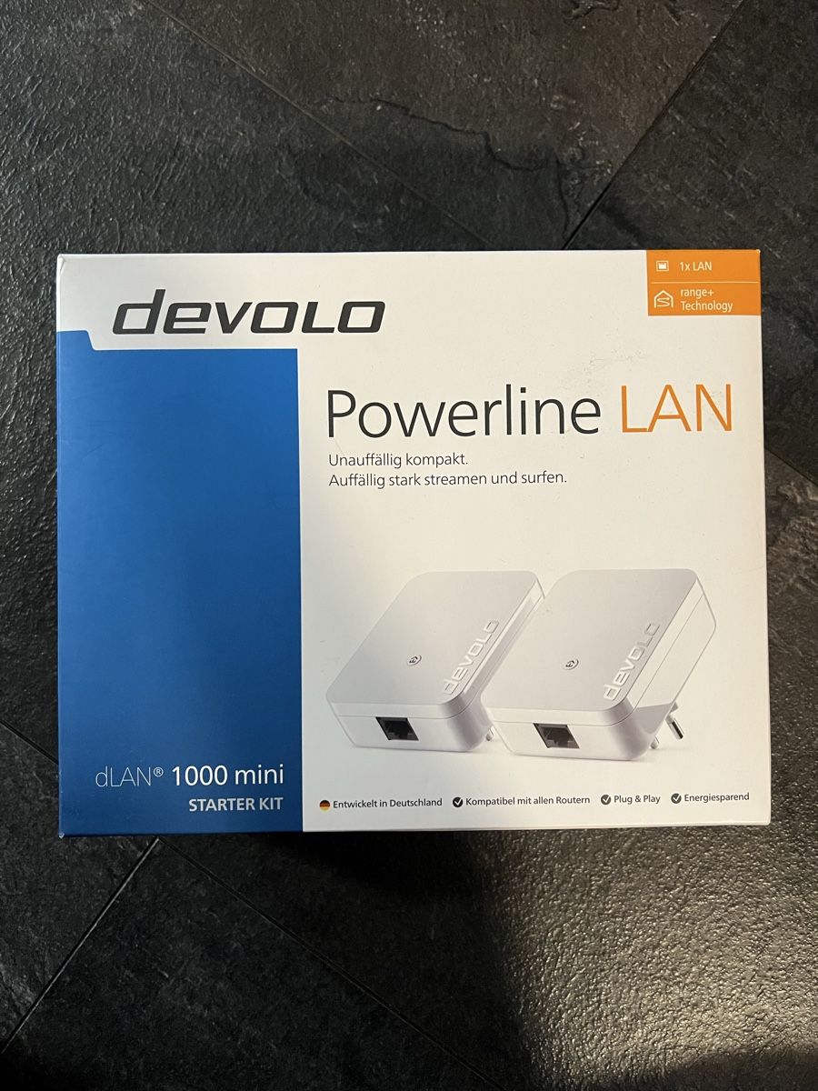 Devolo WiFi: Devolo dLAN 1000 mini Starter Kit – Powerline LAN – Nuovo (secondo la descrizione) da Pieterlen venduto da Black-Star