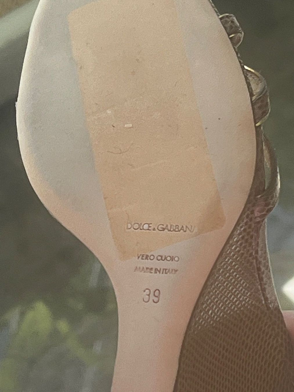 Dolce & Gabbana Damenschuhe: Chaussures compensées Dolce & Gabbana beiges 39 – Neu (gemäss Beschreibung) aus Lausanne von Flo1006 5