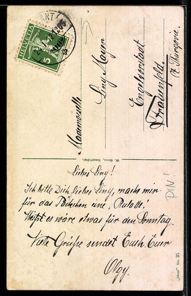 Cartoline postali: AK St. Blaise, L`Eglise – Usato da Berlin venduto da bartko-reher 1