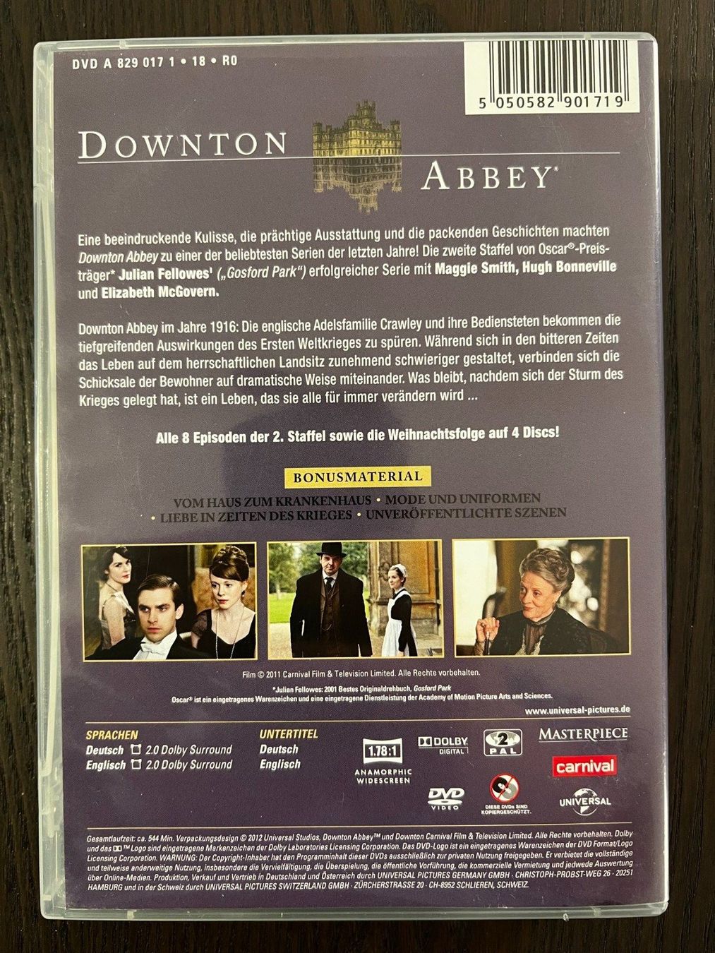 Tutti i DVDs: Downton Abbey Staffel 2 – Usato da Zürich venduto da FilmFreunde 1
