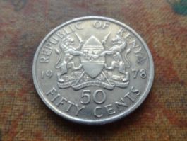 KENYA   50  Cents   1978