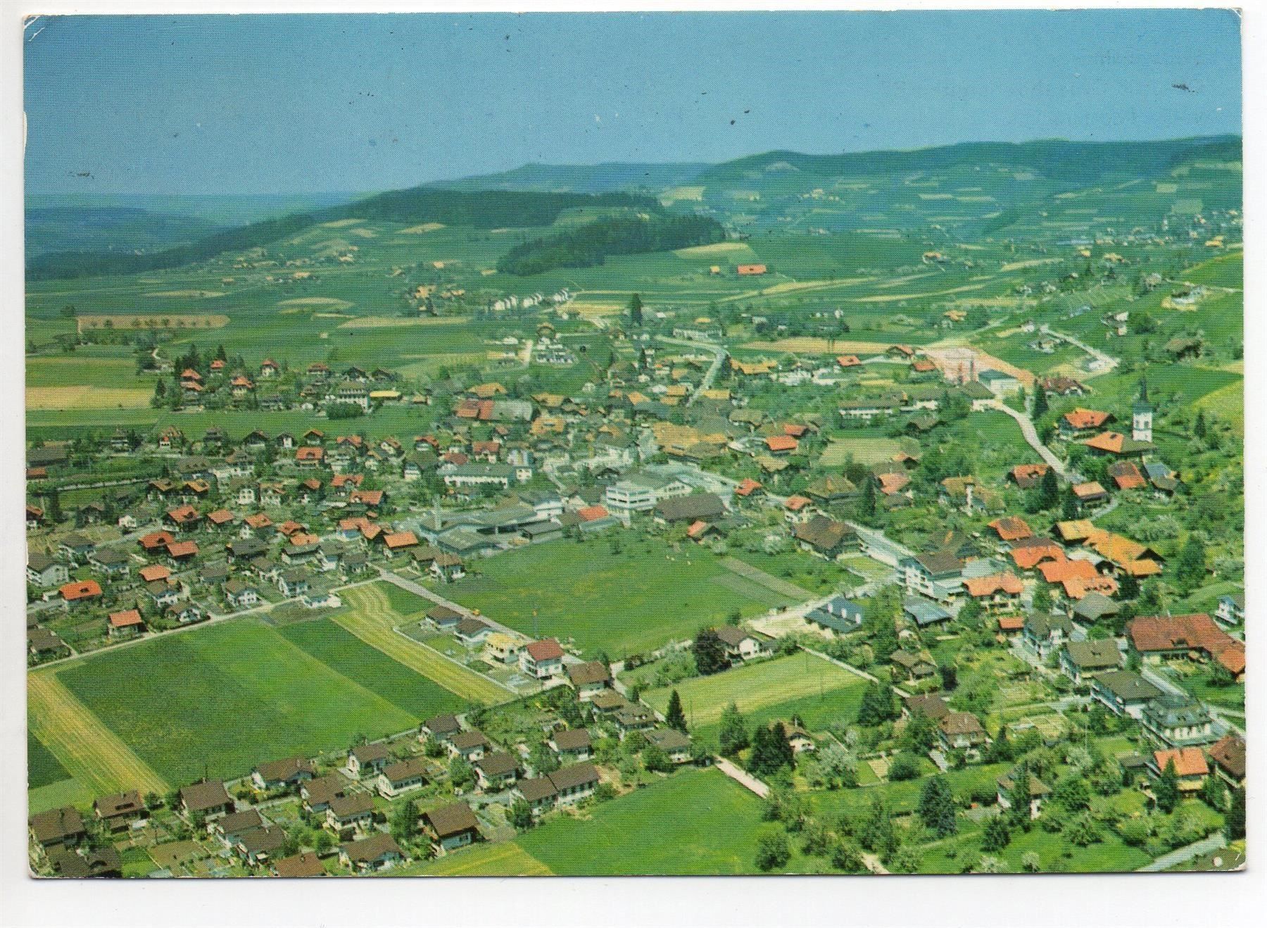 Cartoline postali: GROSSHÖCHSTETTEN Flugaufnahme – Usato da Jona venduto da philajona