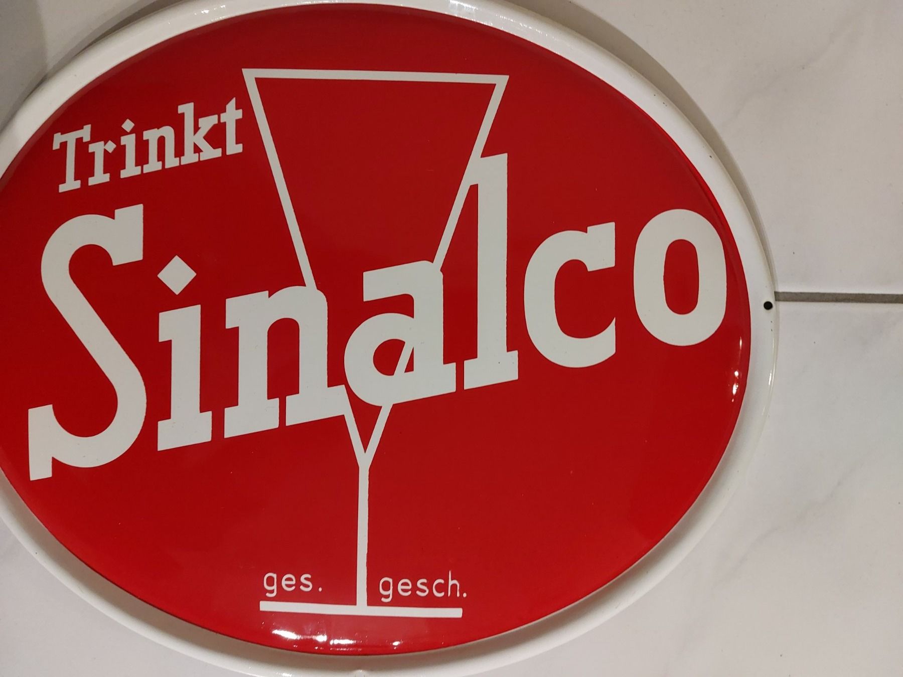 Sinalco Ecriteaux: Altes Blechschild Sinalco plaque tôle – D'occasion à Schenkon par Elbarto007 1