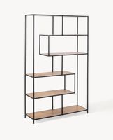 Westwing SEAFORD Regal – Schwarz/Holz – Zustand wie neu