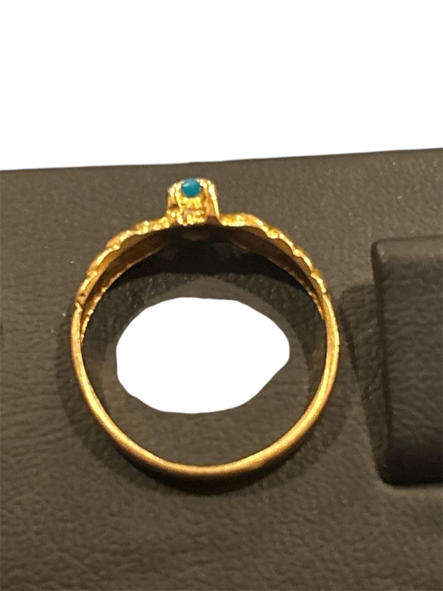 Ringe: Bague en or 14k avec turquoise – Gebraucht aus Versoix von tem_f7yk 1