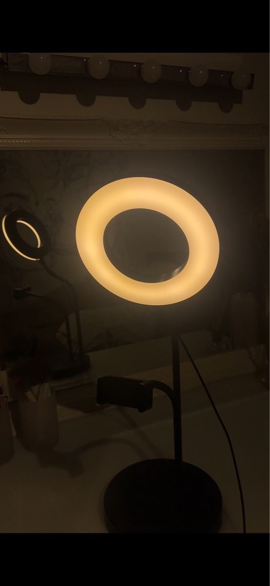 Ikea Lampen: Ringlicht mit Smartphone Halterung neuwertig – Neu (gemäss Beschreibung) aus Menzingen von Endina.S 4
