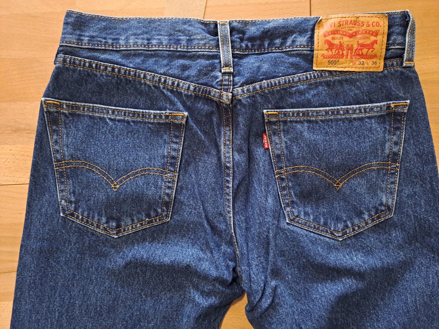 Levi's Jeans: Levis 505 W32 L36 – Nuovo e nell'imballaggio originale da Meyrin venduto da dijin 5