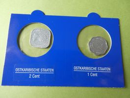 East Caribbean States, Set 2 alte unzirkulierte Münzen