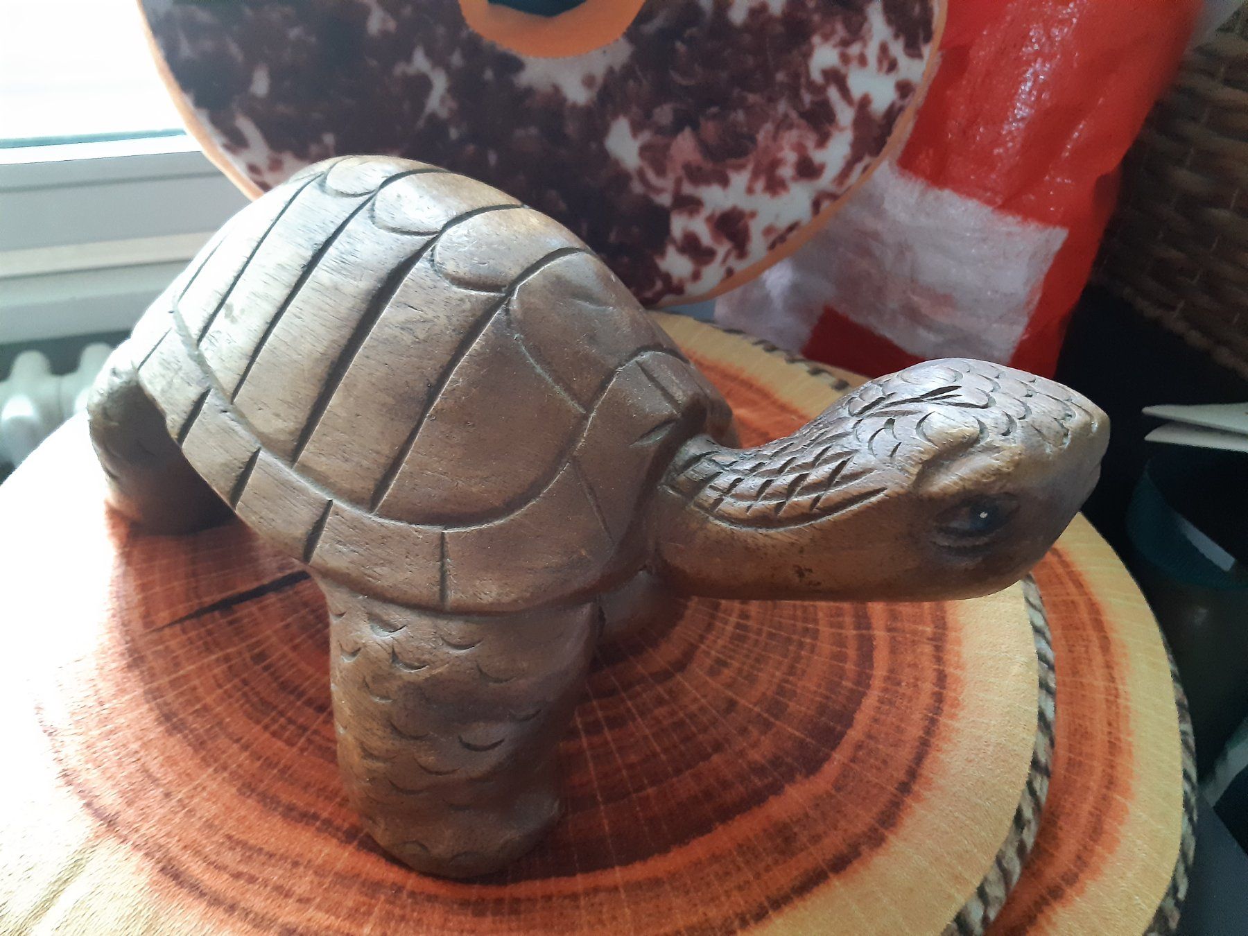 Sculture & Statue: TORTUE en bois – Usato da Genève venduto da dieudedieu