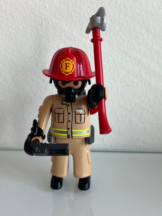 Playmobil Collector Vintage: Feuerwehrmann, Statuetta 21 Cm, Plastoy SAS - 4