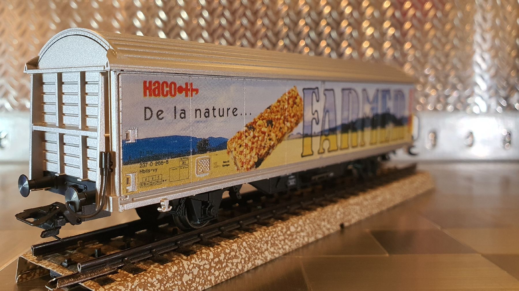 Märklin Modellini di ferrovie: MÄRKLIN H0 GÜTERWAGEN FARMER  – Usato da Männedorf venduto da Modellbau-wyss 1