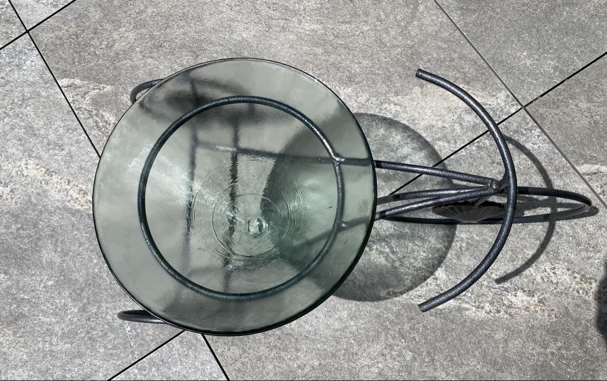 Vasi per fiori: Blumentopf Velo, Metall und Glas, Deko – Usato da Aadorf venduto da Dragonfisch 2