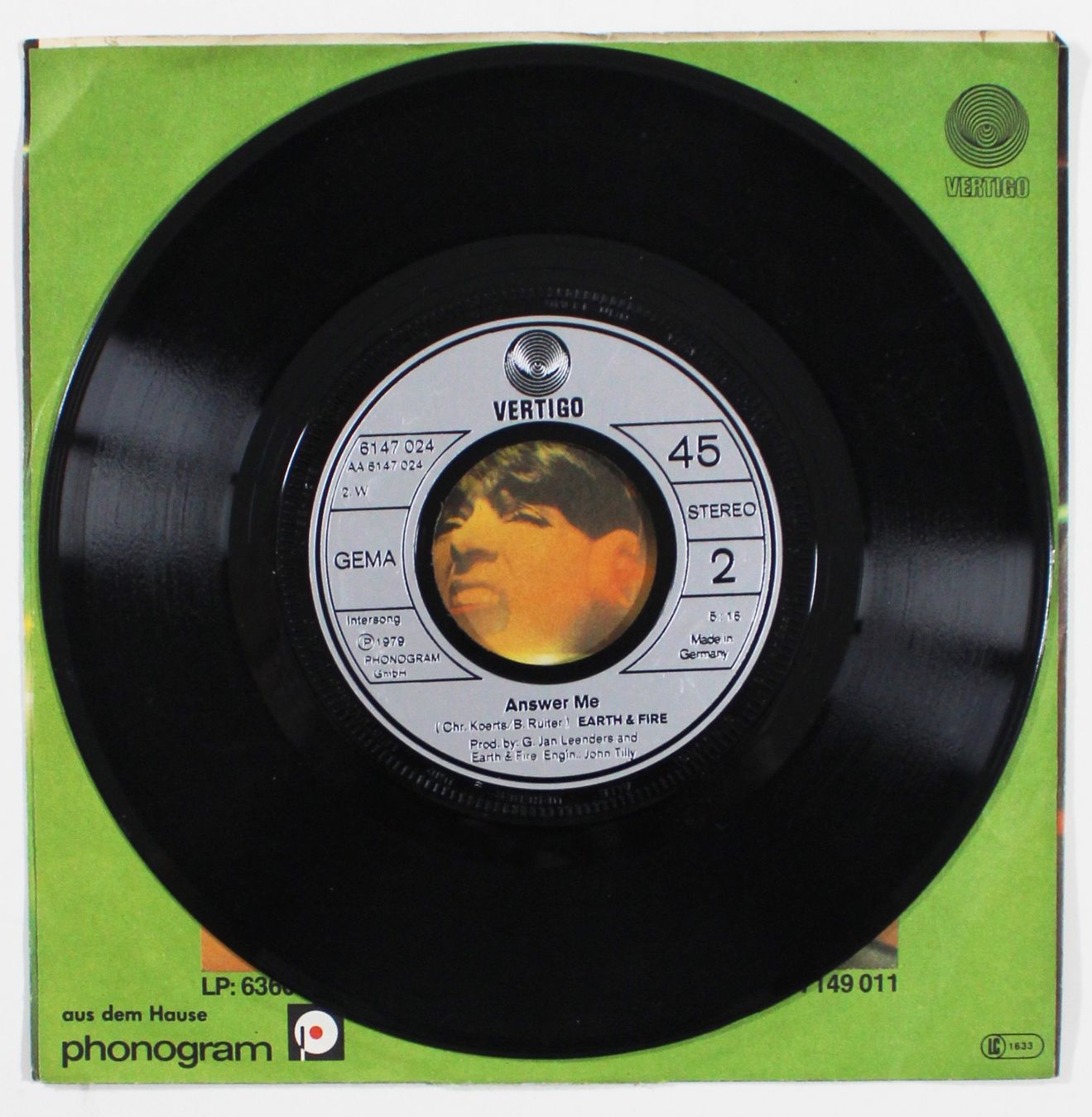 Vinyles: 7" EARTH AND FIRE - WEEKEND - DISCO 1979 – D'occasion à Brüttisellen par Collector-Corner 3