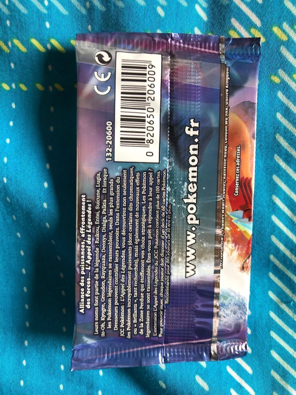 Cartoline: Booster vide Pokémon APPEL DES LÉGENDES FR – Usato da Oron-la-Ville venduto da W.XIX 1
