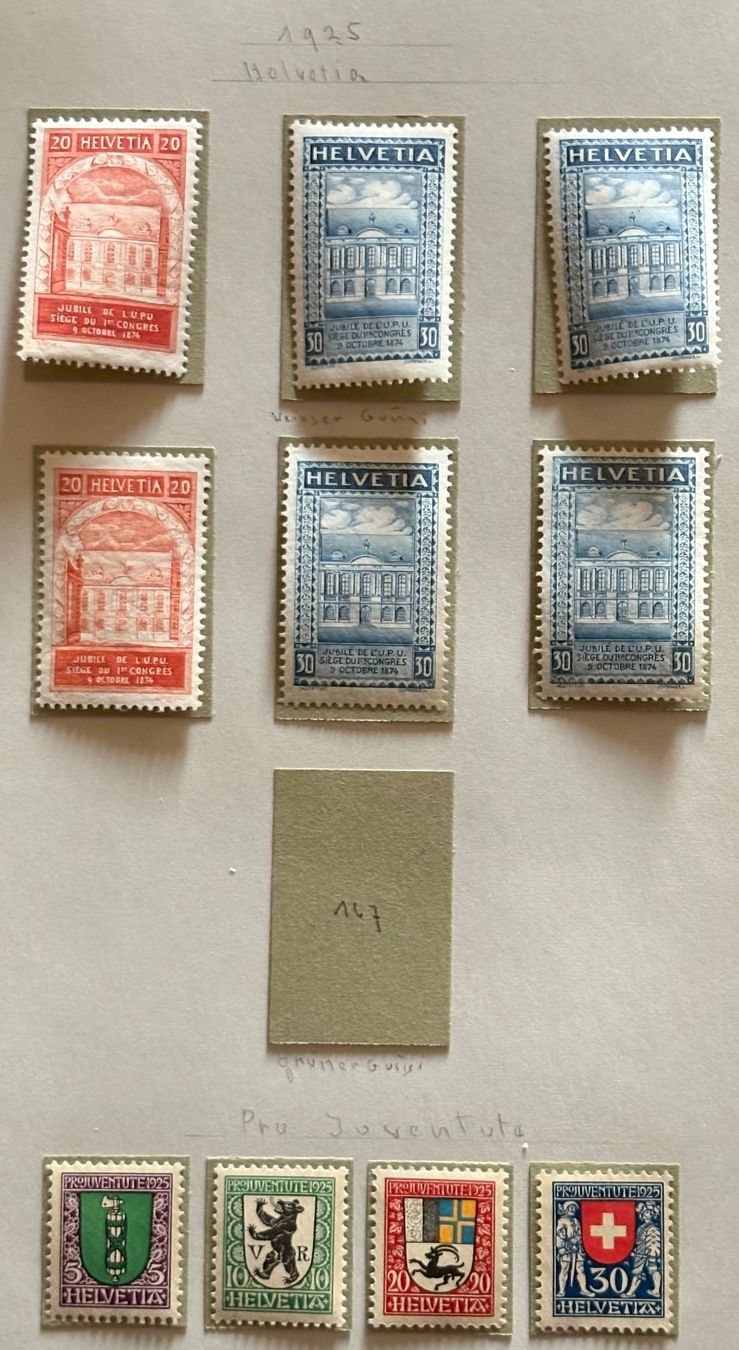 Tous les timbres: BRIEFMARKEN HELVETIA 1935 – D'occasion à Ostermundigen par Heavenmaus75