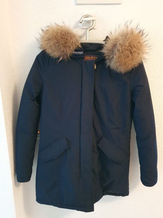 Wunderschöner Woolrich DamenMantel Gr. M Dunkelblau Kaufen auf Ricardo