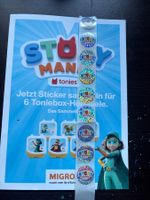 Migros Story Mania Tonies 9 Sticker ab Fr. 0.60! Top!