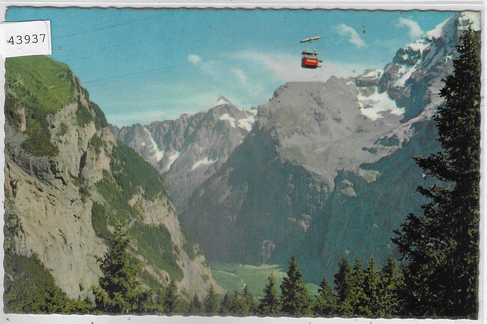 Cartoline postali: Luftseilbahn Kandersteg-Stock (Gemmi) – Usato da Ettingen venduto da Kartenplanet