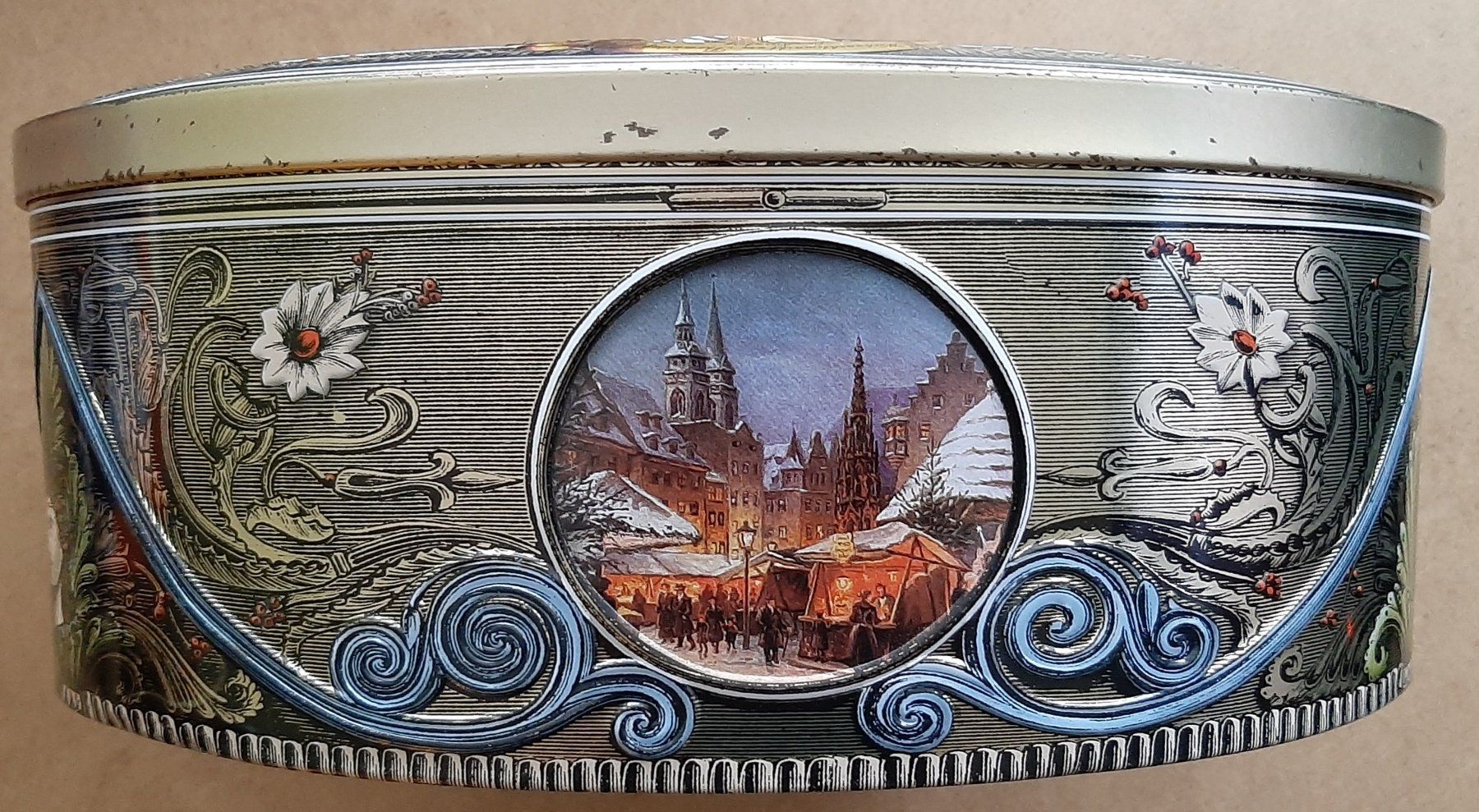 Barattoli: Boîte en métal Lebkuchen-Schmidt – Usato da Montet (Glâne) venduto da Koada2 2