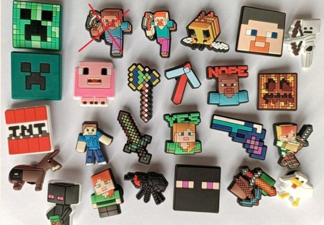 Statuette: Clogc clogs Crocs clocs Minecraft, Dinosaurier Stecker – Nuovo (secondo la descrizione) da Vogelsang AG venduto da miinlade