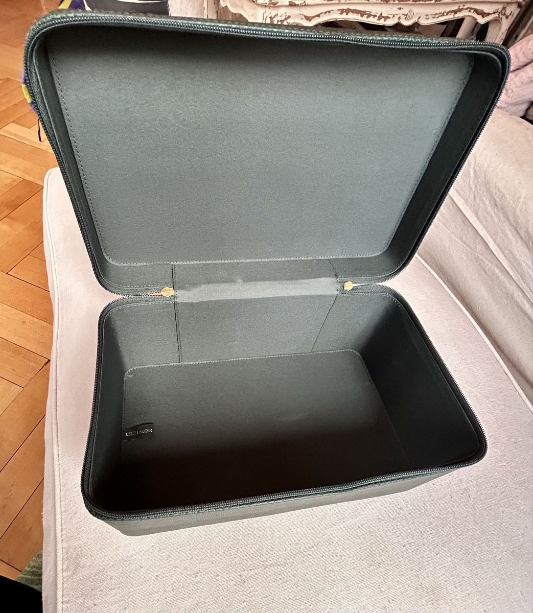 Kosmetikkoffer: Vintage Gold Travel Vanity Case – Neu (gemäss Beschreibung) aus Zürich von Mistral61 3