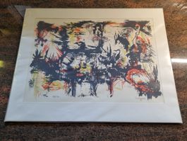 Serpan Original Lithographie, 89/170 Grafik Kunst