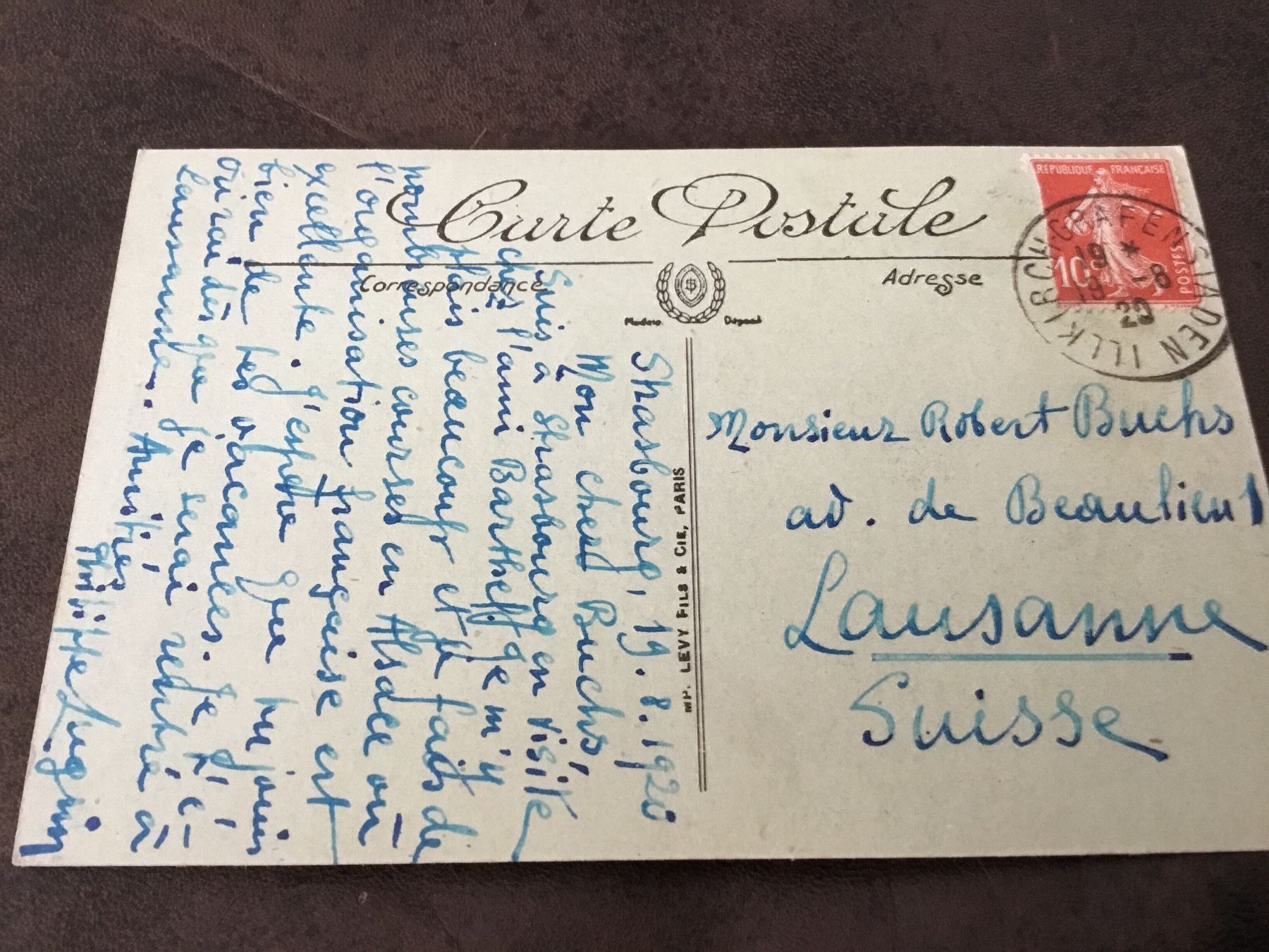 Cartes postales: Strassburg - la statue de Kléber – D'occasion à Kerzers par Georges3210 1