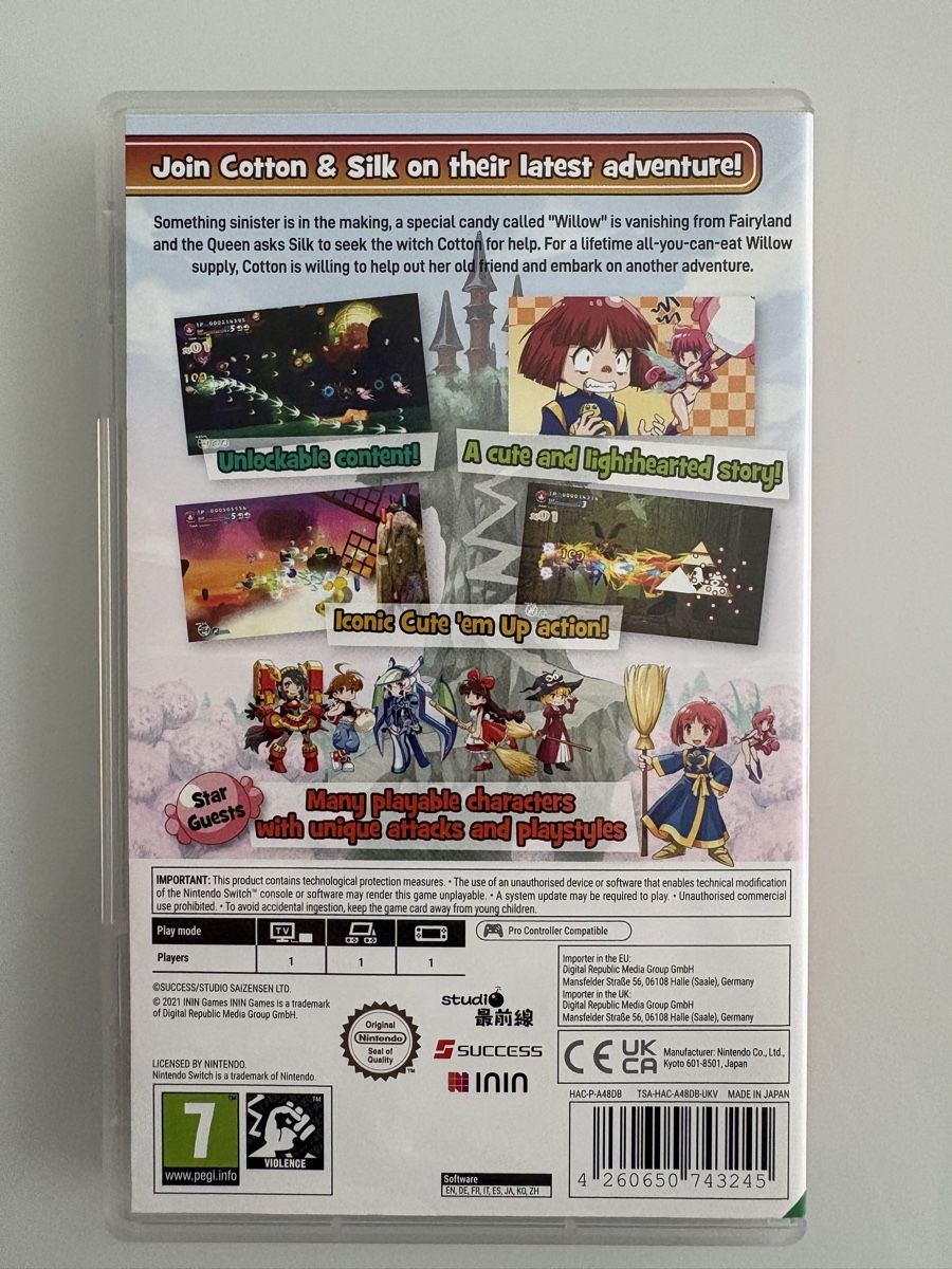 Nintendo Giochi: Cotton Fantasy , Nintendo Switch – Nuovo (secondo la descrizione) da Zürich venduto da Collecting-World 1
