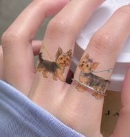 Temporäre Yorkshire Terrier Tattoos  – 7 Bögen – Neu