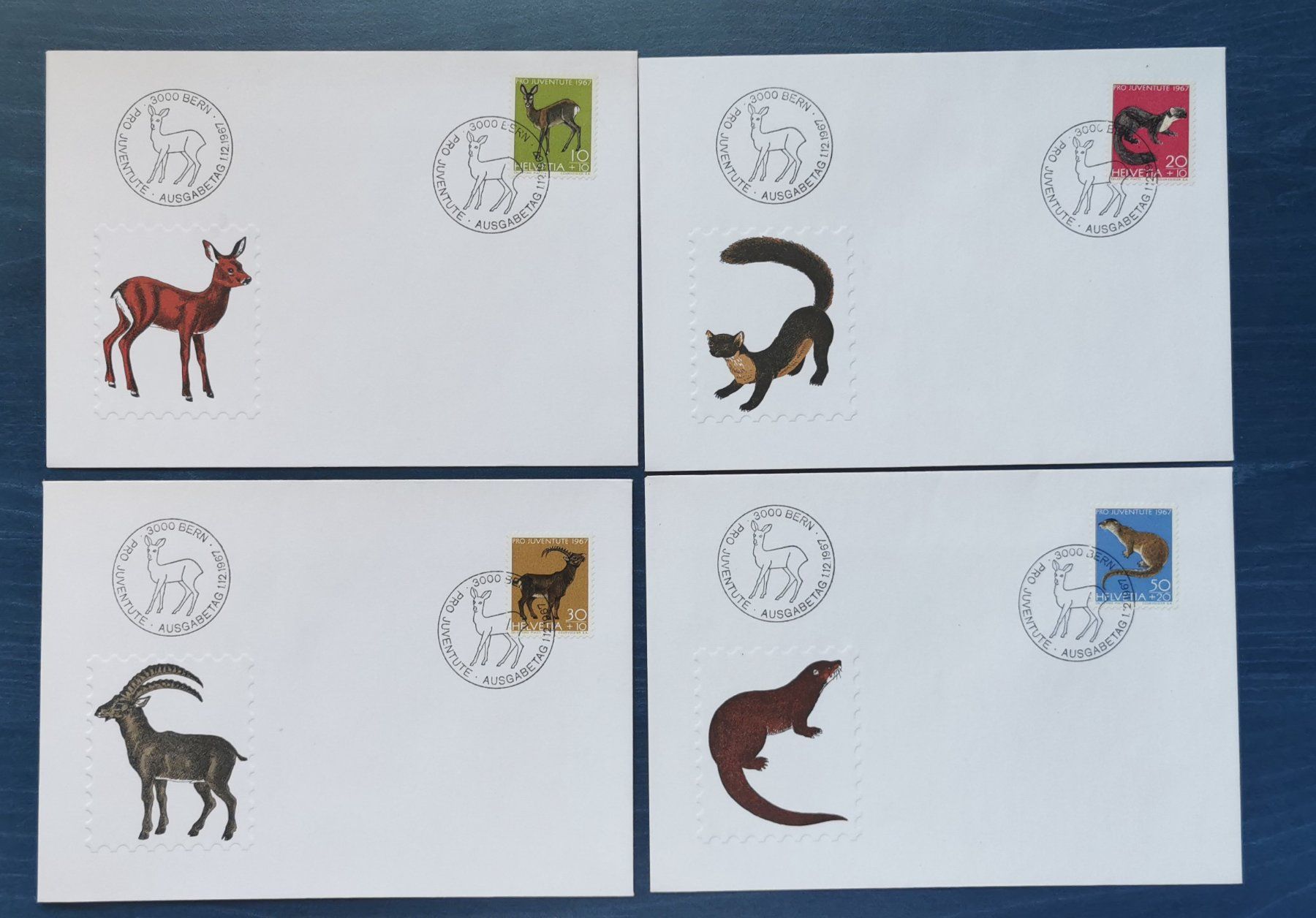 Alle Briefmarken: FDC PJ 1967 – Neu (gemäss Beschreibung) aus Aadorf von Chnorli-Furz