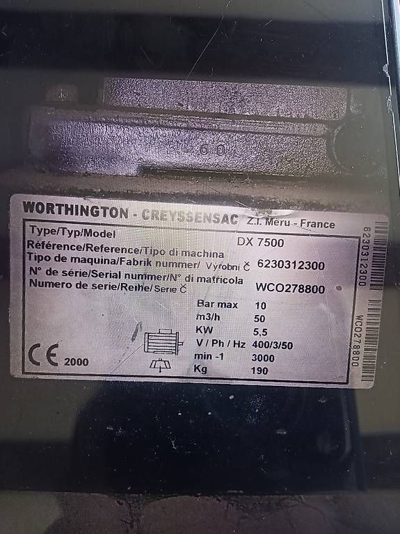 Compressori: Compresseur Worthington creyssensac Pro  – Usato da Le Noirmont venduto da capitao33 1