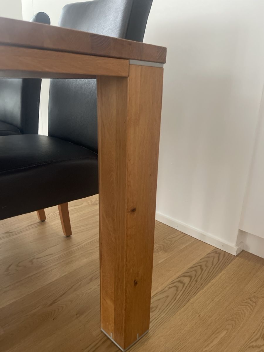 Musterring Tischset: Massiver Holztisch mit 6 Stühlen – Gebraucht aus Jona von Larisabel3 3