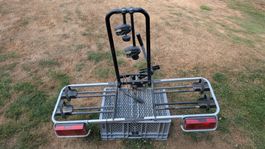 Veloträger für 2 Velos für Anhängerkupplung 