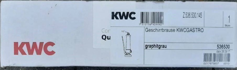 Rubinetteria: KWC Gastro Geschirrbrause – Nuovo e nell'imballaggio originale da Binningen venduto da 55samsun