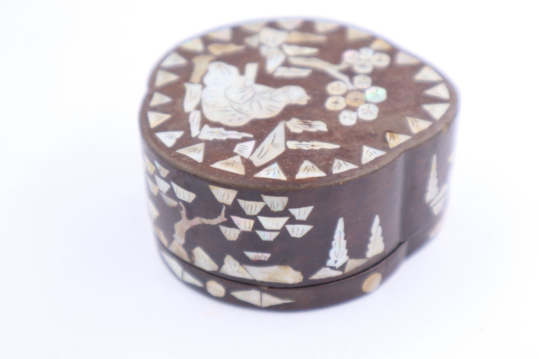 Pots: China Antike Schachtel Perlmutter Papier Maché – D'occasion à Baden par swiss-alps 2