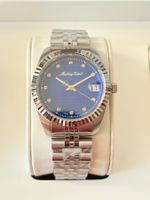 Mathey Tissot Mathy III 34mm D807ABU. New/Garantie