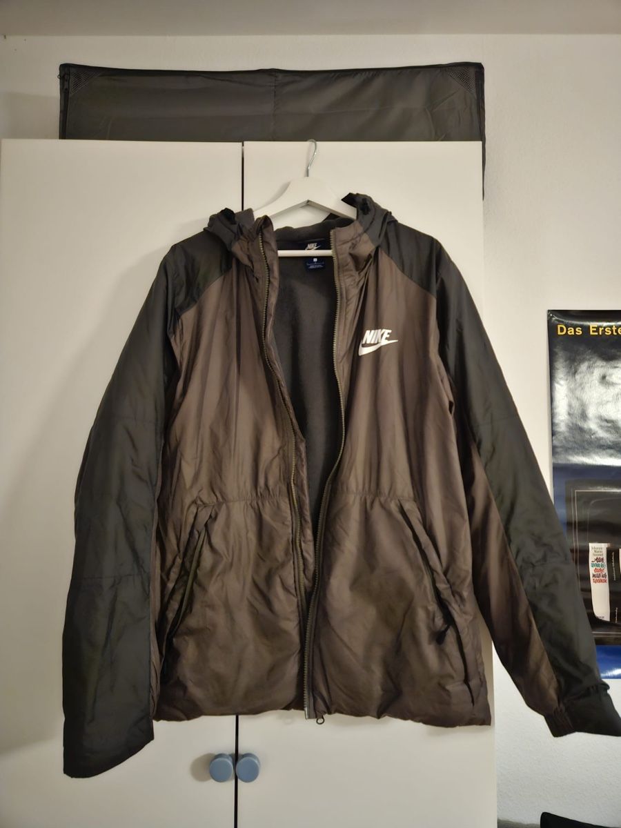 Nike Giacche: Nike Jacke, Gr. L, Übergangsjacke, braun – Usato da Basel venduto da ari_xy65