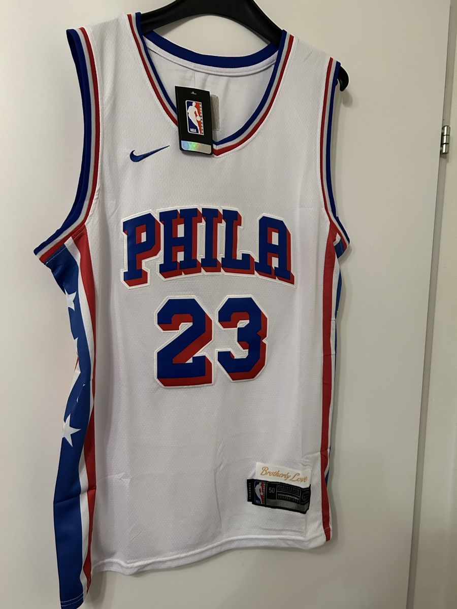 Nike Leibchen & Hosen: Phila 76ers #23 James Jersey – Neu und originalverpackt aus Effretikon von PrimeTimeB