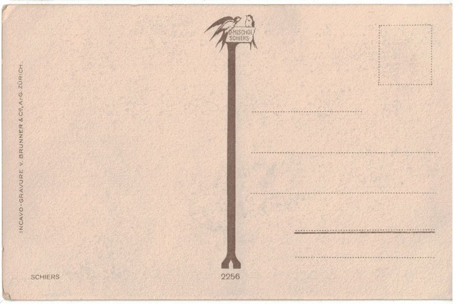 Cartoline postali: Schiers, um 1920 (Mischol) – Usato da Frauenfeld venduto da POML 1