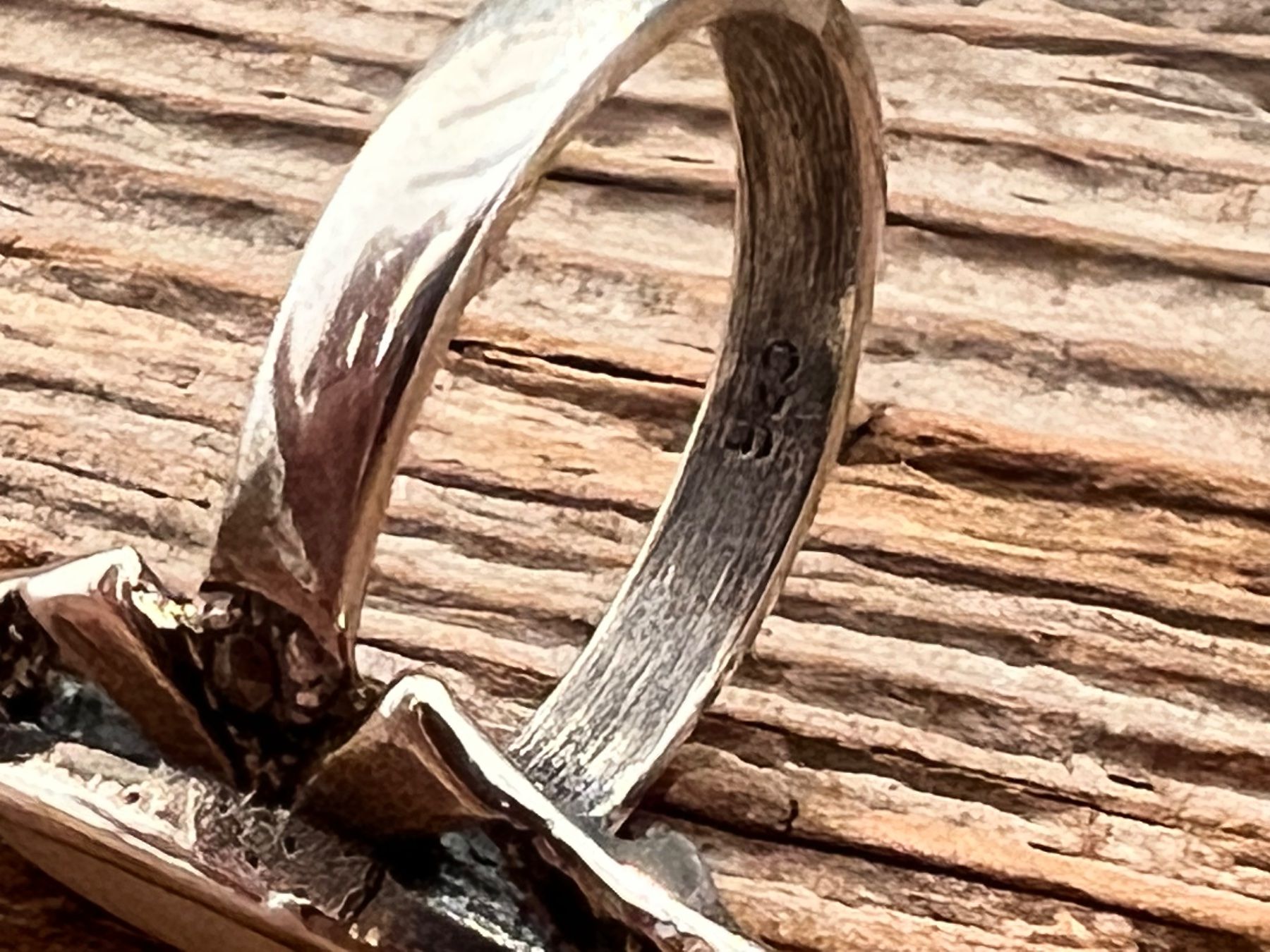 Anelli: Vintage Perlmutter Ring Silber m Markasiten 53,5 lange Form – Nuovo (secondo la descrizione) da Bern venduto da Jiffy 5