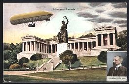 Porträt von Graf Zeppelin, Zeppelin üb