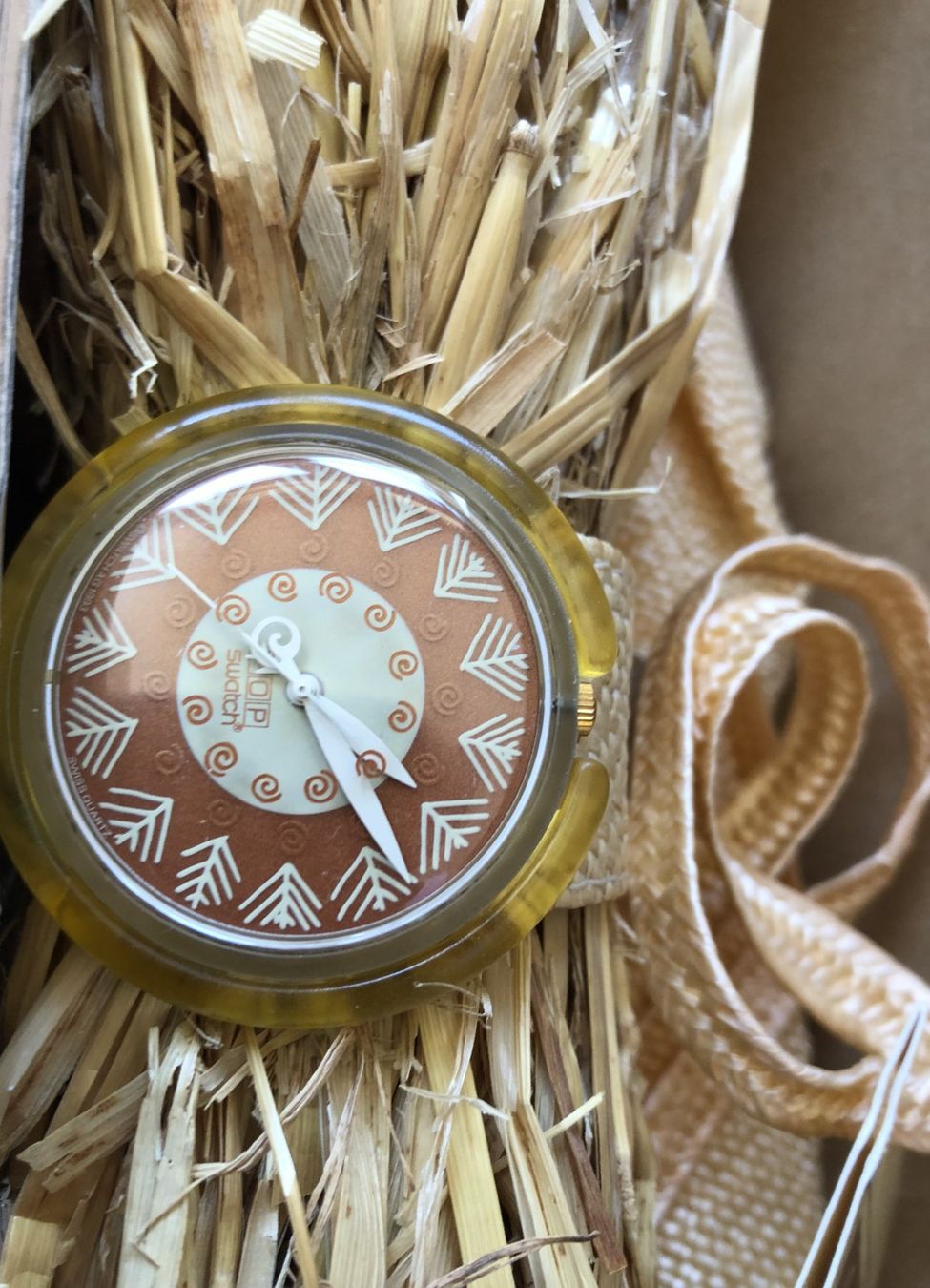 Swatch Montres: POP SWATCH - "Leaf" - PWZ108 - 1992 – Neuf (Voir description) à Schaffhausen par durruti 1